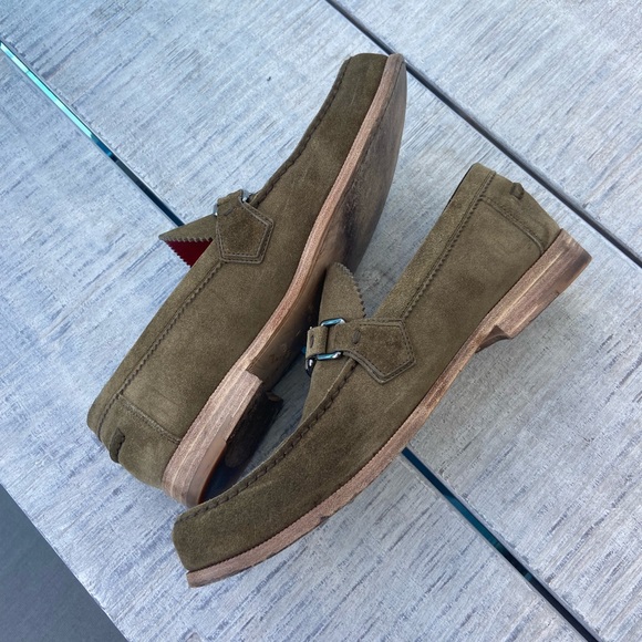 Authentic Louis Vuitton suede Loafers size US 9 - Picture 10 of 11